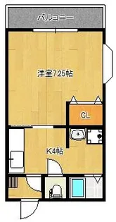 アイビーコート弐番館【1階】の間取り