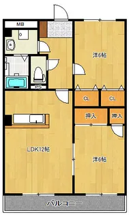 ドムールT’s Ⅰ【3階】の間取り