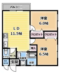 FPの家 倉谷【2階】の間取り