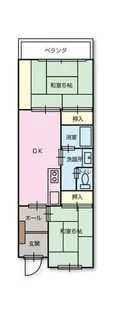 マンション青葉【3階】の間取り