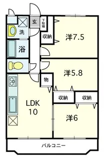 ファーストレジデンス【301号室】の間取り