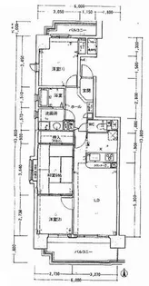 グランドメゾン六番町【13階】の間取り