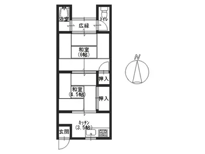 奈良県御所市豊年橋通り【アパート】の間取り
