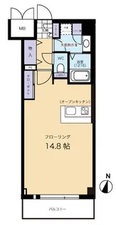 芦屋プレシャスコート【3階】の間取り