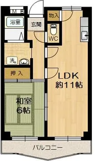 メゾン・セレステ【8階】の間取り