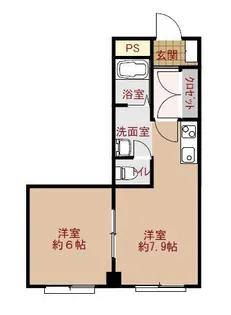 アクティブプラザ日方【2階】の間取り