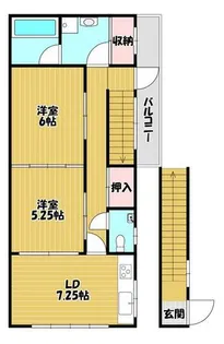 兵庫県神戸市長田区東尻池町3丁目【アパート】の間取り