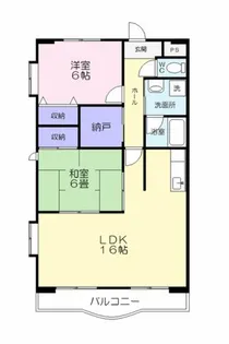 愛知県豊橋市上野町字上ノ山【マンション】の間取り
