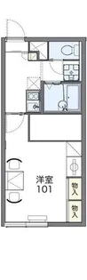 レオパレスわかば【1階】の間取り