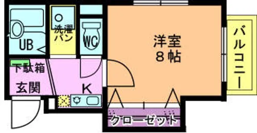アクール藤【2階】の間取り