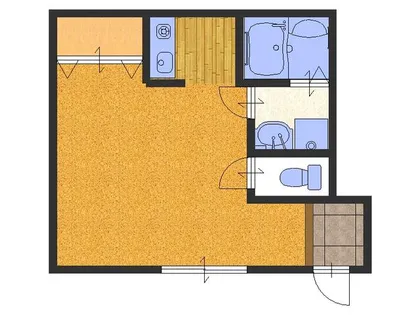 アクティー神戸【315号室】の間取り