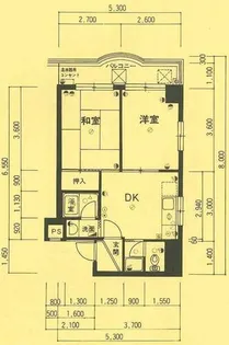 サンパレス東山【602号室】の間取り
