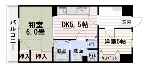 カサデエスタシオン【4階】の間取り