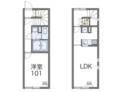レオネクストステラ【1階】の間取り