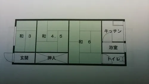 満月荘【9号室】の間取り