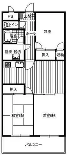 レジデンス氷上【3階】の間取り