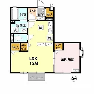 リビングタウン古坂弐番館【2階】の間取り