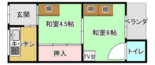 大阪府大阪市平野区喜連4丁目【タウンハウス】の間取り