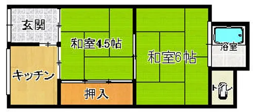 大阪府大阪市平野区喜連4丁目【タウンハウス】の間取り