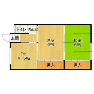 大阪府大阪市平野区喜連西1丁目【タウンハウス】の間取り