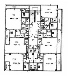 第2いづもビル【3号室】の間取り