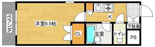 晴和ビル【301号室】の間取り