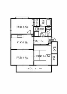 フォーレスかもめ【202号室】の間取り