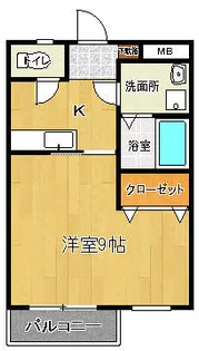 ヴィラージュⅡ【1階】の間取り