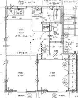 リゾーム宙【1階】の間取り