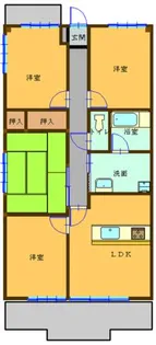 ザ・チェリーパークホームズ【5B号室】の間取り
