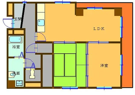 愛知県名古屋市西区大野木5丁目【マンション】の間取り