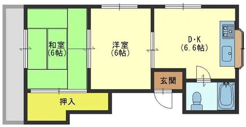 千代田【3階】の間取り
