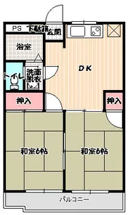 福岡県福岡市西区周船寺2丁目【マンション】の間取り