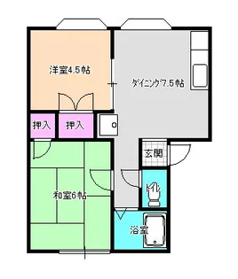 シャトーラ・ツール1991【1階】の間取り