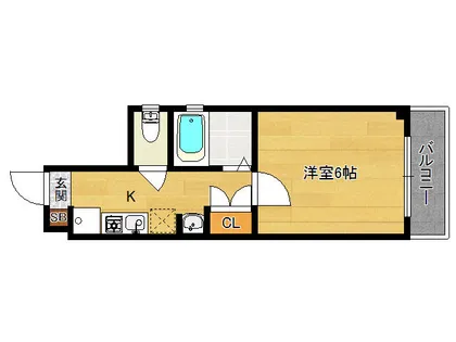 グッピーハイツ【2階】の間取り