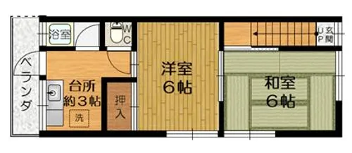 御崎町三宅文化2階【2階】の間取り