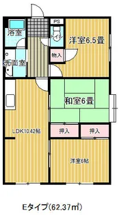 サンハイツひろ【4階】の間取り