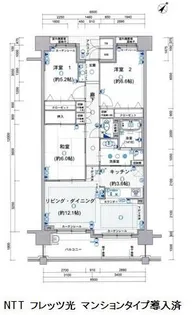 ジュジュ近江八幡【3階】の間取り
