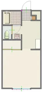 ピアハイツ【1階】の間取り