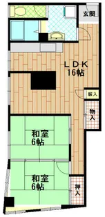 元町プラザ【8階】の間取り