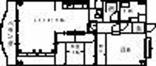 狭山レークハイツ【2-206号室】の間取り