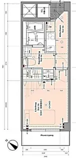 ルエメゾンロワール祇園【3階】の間取り