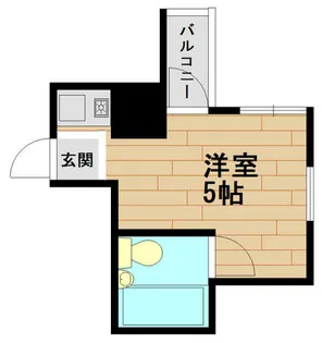 ライオンズマンション神戸【8階】の間取り