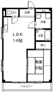バグースⅠ【205号室】の間取り