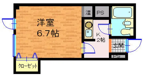 カンサ石山【403号室】の間取り