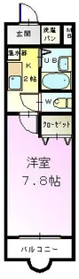 アムール北野【1階】の間取り