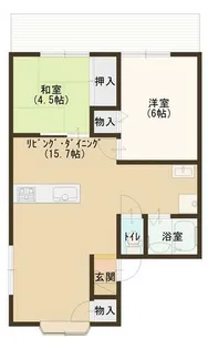 マーサ塩屋【101号室】の間取り