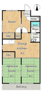 相互ビル【4階】の間取り