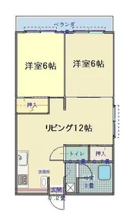 大光ハイツ【201号室】の間取り