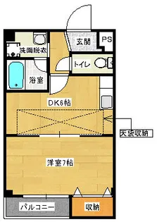 セヴェルイマヅ【1階】の間取り